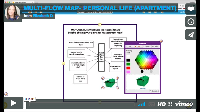 Multi-flow Map - Personal Life (Apartment)
