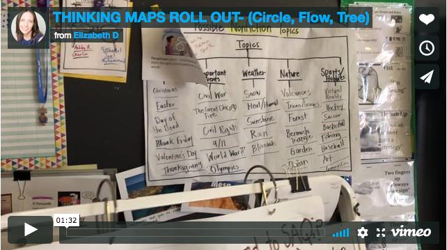 Thinking Maps Roll Out - (Circle, Flow, Tree)
